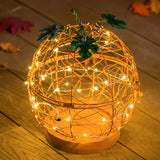 LED Wire Pumpkin Container
